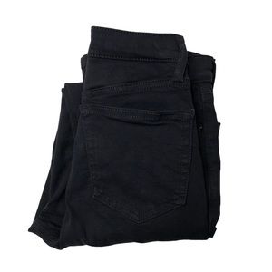 Topshop Moto Jamie Black High Rise Stretch Skinny Jeans